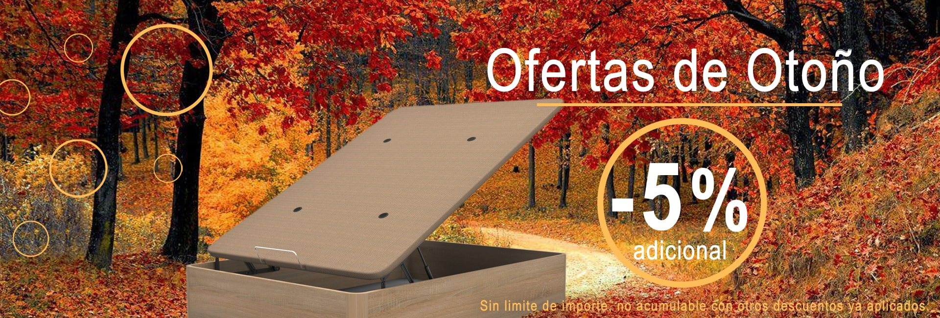 Ofertas de Otoño en Canapés Baratos, Colchones Baratos, Almohadas Baratas