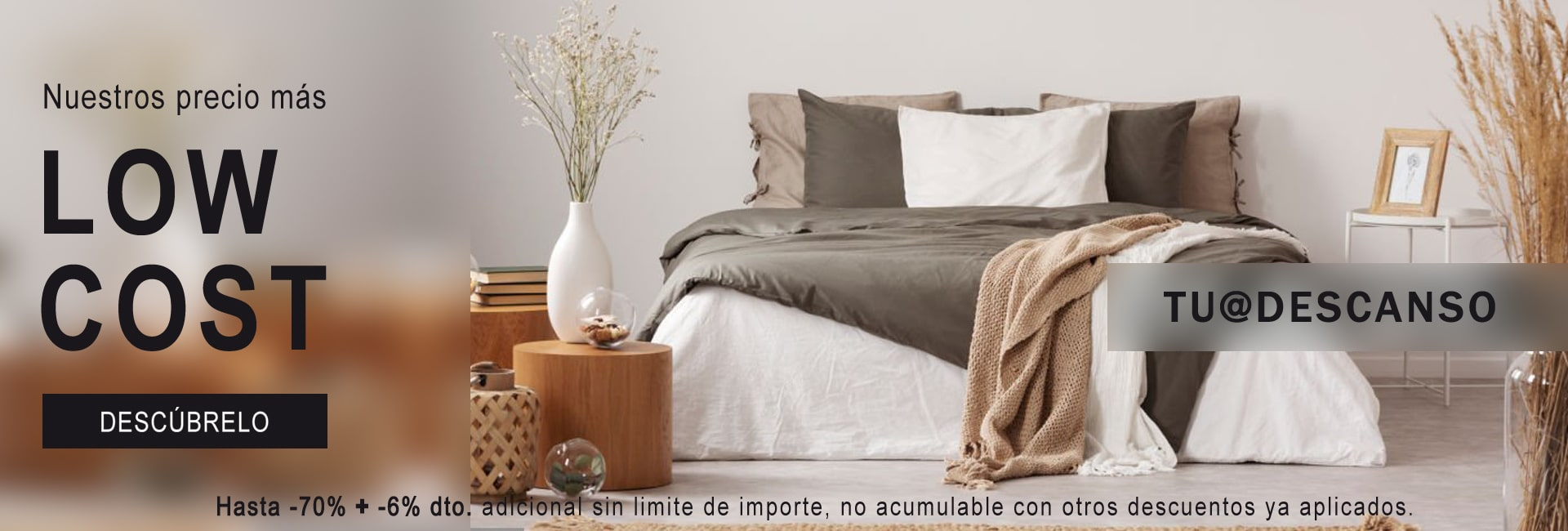 Pack de somier y colchón con diferentes combinaciones al mejor precio. 105  x 190 cm — Solsona Descanso